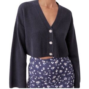 Reformation Val Regenerative Wool Cardigan